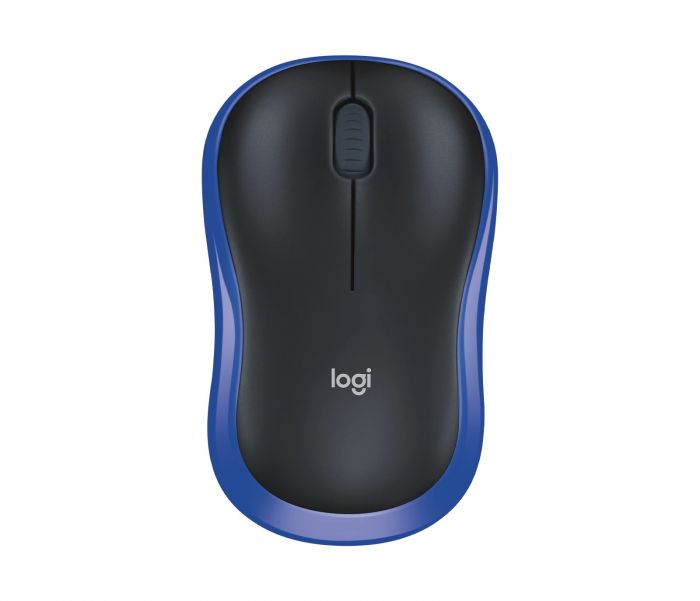 Мишка бездротова Logitech M185 (910-002239) Blue USB