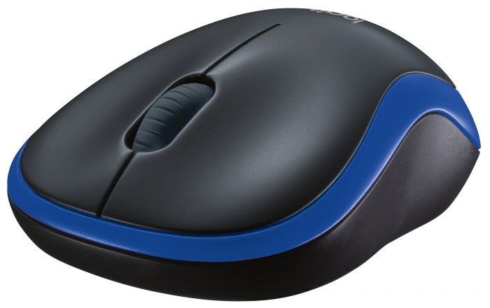 Мишка бездротова Logitech M185 (910-002239) Blue USB