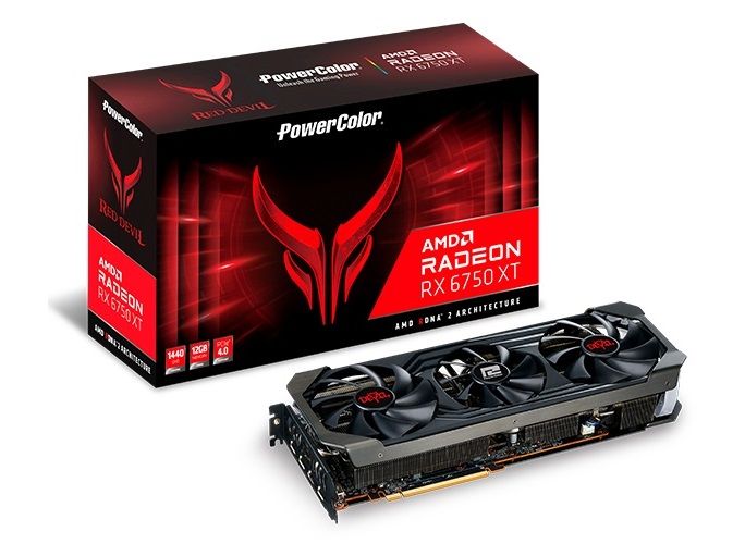 Відеокарта AMD Radeon RX 6750 XT 12GB GDDR6 Red Devil PowerColor (AXRX 6750XT 12GBD6-3DHE/OC)