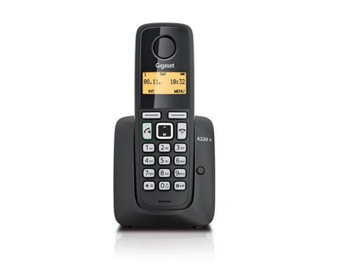 Радіотелефон DECT Gigaset A220A Black (S30852-H2431-S301)