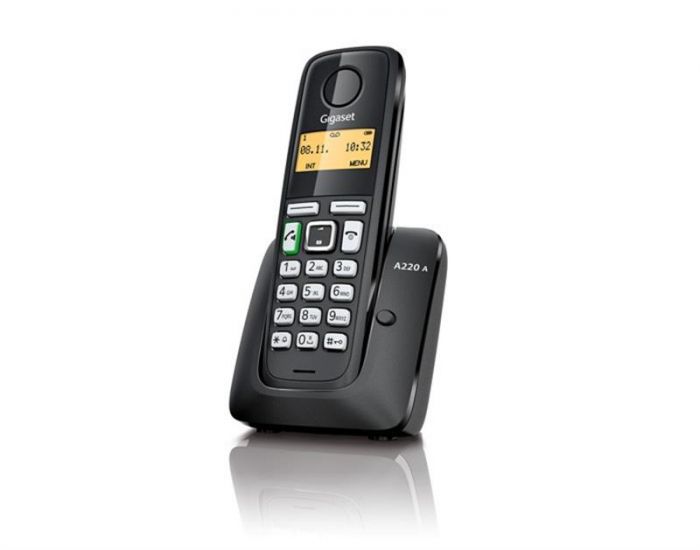 Радіотелефон DECT Gigaset A220A Black (S30852-H2431-S301)