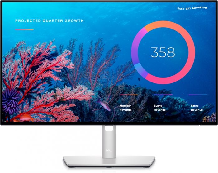 Монітор DELL 23.8" U2422HE (210-AYUL) IPS Silver