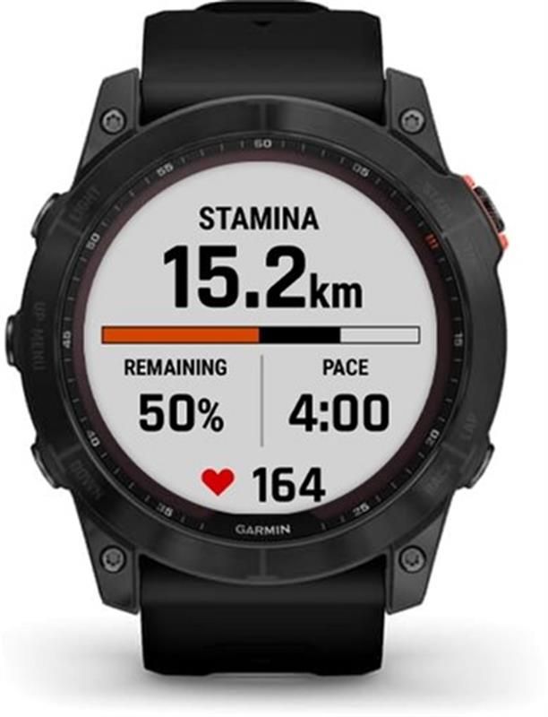 Смарт-годинник Garmin Fenix 7X Solar Slate Gray with Black Band (010-02541-00)