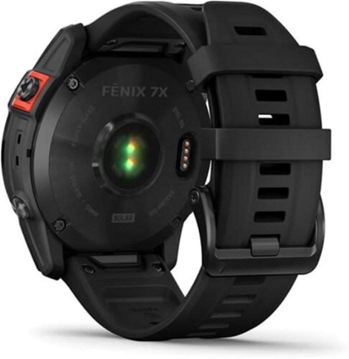 Смарт-годинник Garmin Fenix 7X Solar Slate Gray with Black Band (010-02541-00)