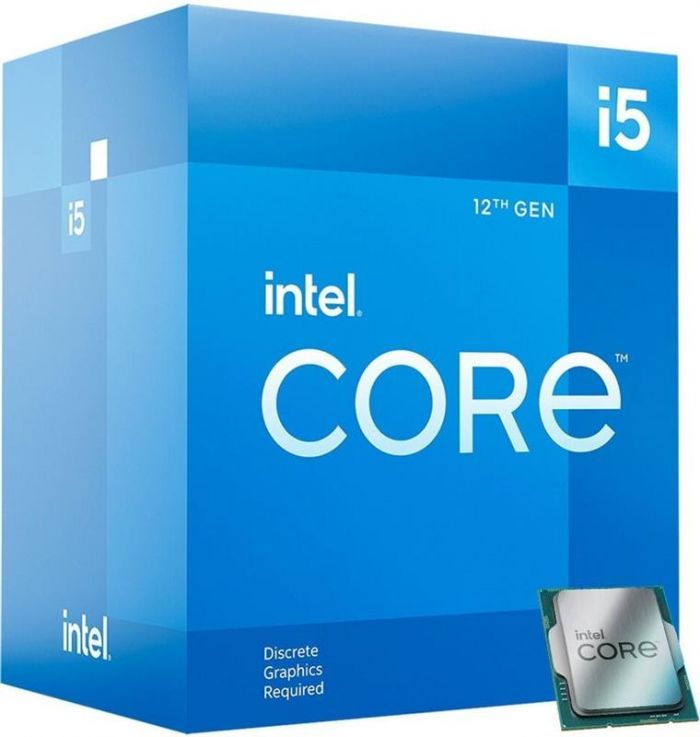 Процессор Intel Core i5 12400F 2.5GHz 18MB, Alder Lake, 65W, S1700) Box (BX8071512400F)