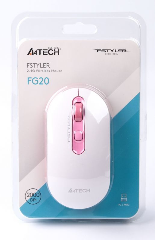 Мишка бездротова A4Tech FG20 Sakura USB