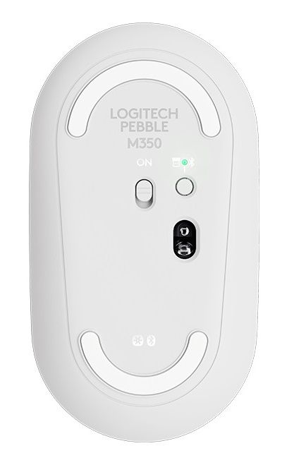 Мишка бездротова Logitech Pebble M350 (910-005716) White USB