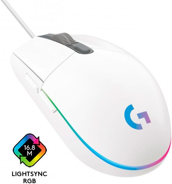 Мишка Logitech G102 Lightsync (910-005824) White USB