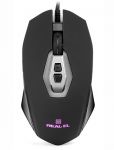 Мишка REAL-EL RM-525 Black (EL123200029)