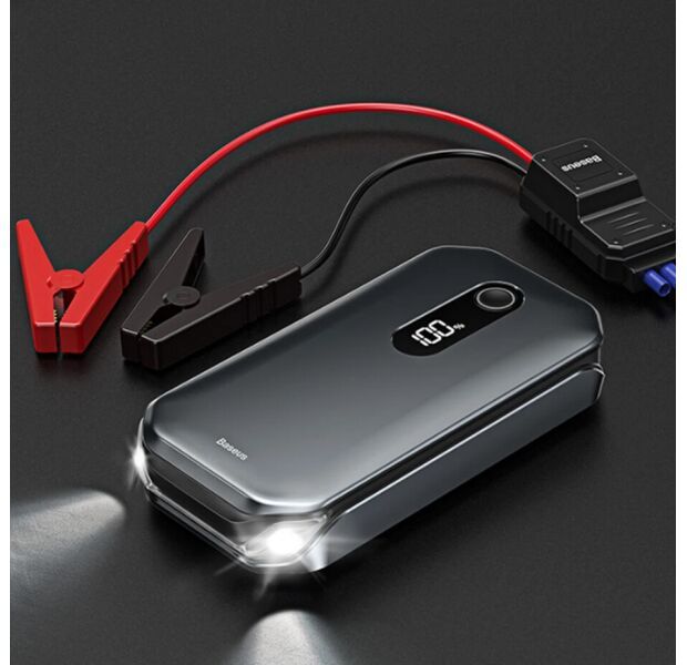 Пусковий пристрій для автомобілів Baseus Super Energy Pro Jump Starter Black (CRJS03-01)