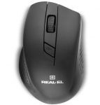 Мишка бездротова REAL-EL RM-300 Black/Grey USB