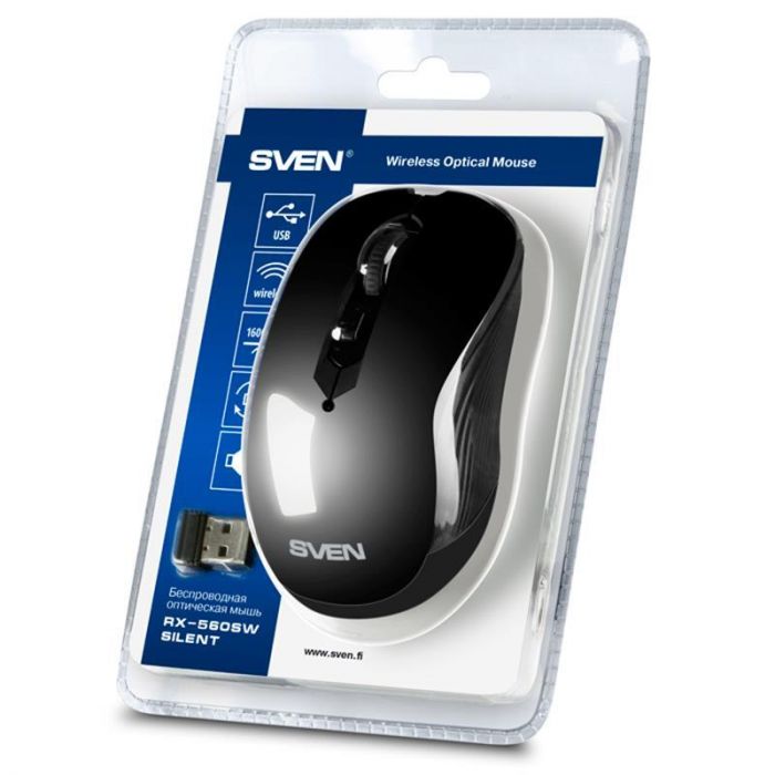 Мишка бездротова Sven RX-560SW Black USB