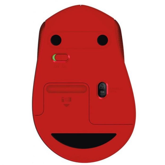 Мишка бездротова Logitech M330 Silent Plus (910-004911) Red USB