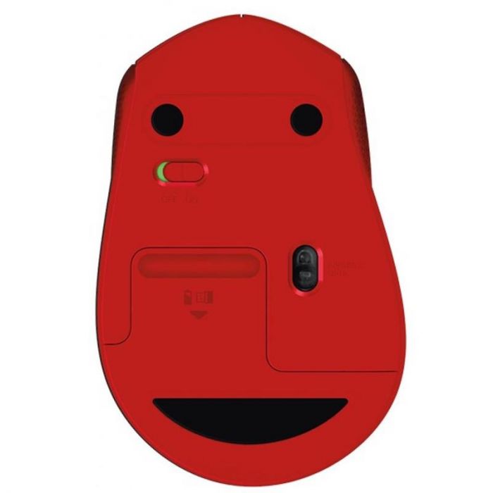 Мишка бездротова Logitech M330 Silent Plus Red (910-004911)