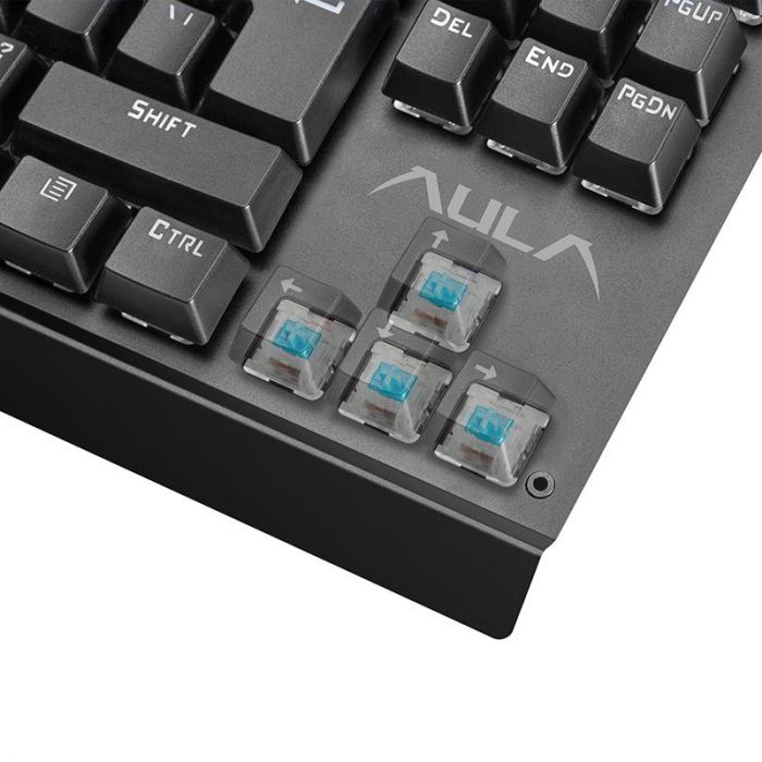 Клавіатура Aula Hyperion Mechanical RGB Wired Keyboard Black (6948391221755)