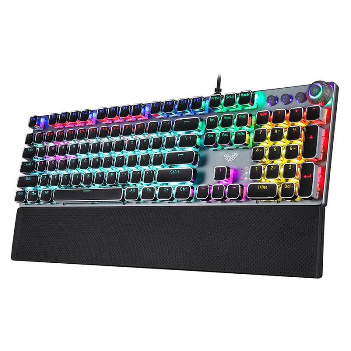 Клавіатура Aula Mechanical Keyboard Fireshock V5 Wired (6948391221779) Black USB