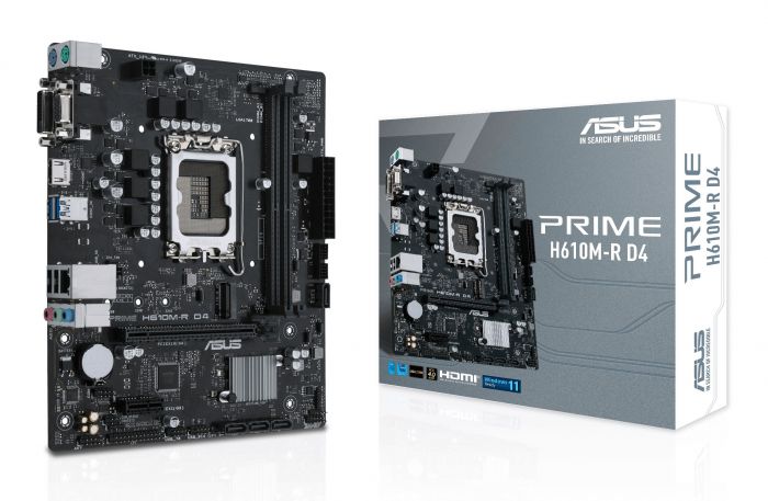 Материнська плата Asus Prime H610M-R D4-SI Socket 1700