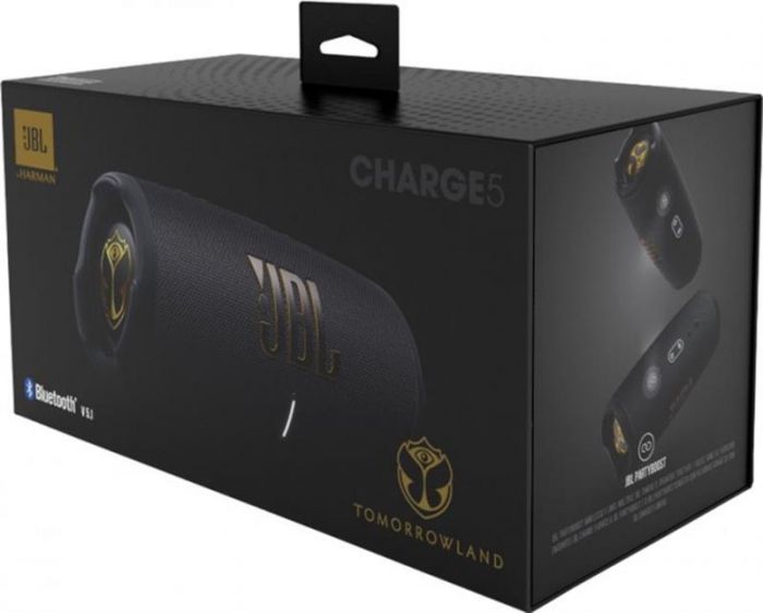 Акустична система JBL Charge 5 Black (JBLCHARGE5TMLEU)