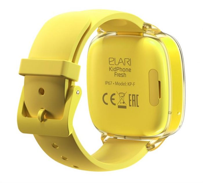 Дитячий смарт-годинник з GPS-трекером Elari KidPhone Fresh Yellow (KP-F/Yellow)