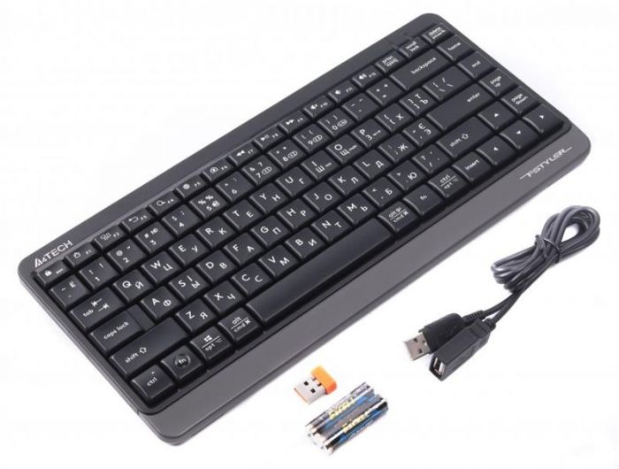 Клавіатура A4Tech FBK11 Grey USB