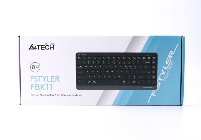 Клавіатура A4Tech FBK11 Grey USB