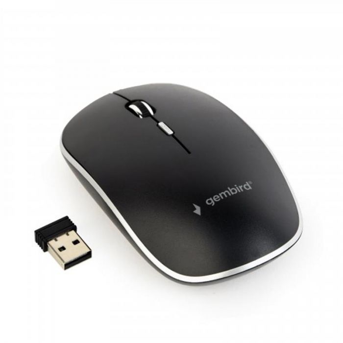 Мишка бездротова Gembird MUSW-4BS-01 Black USB