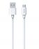 Кабель Proda PD-B72m USB-MicroUSB, 1м, White