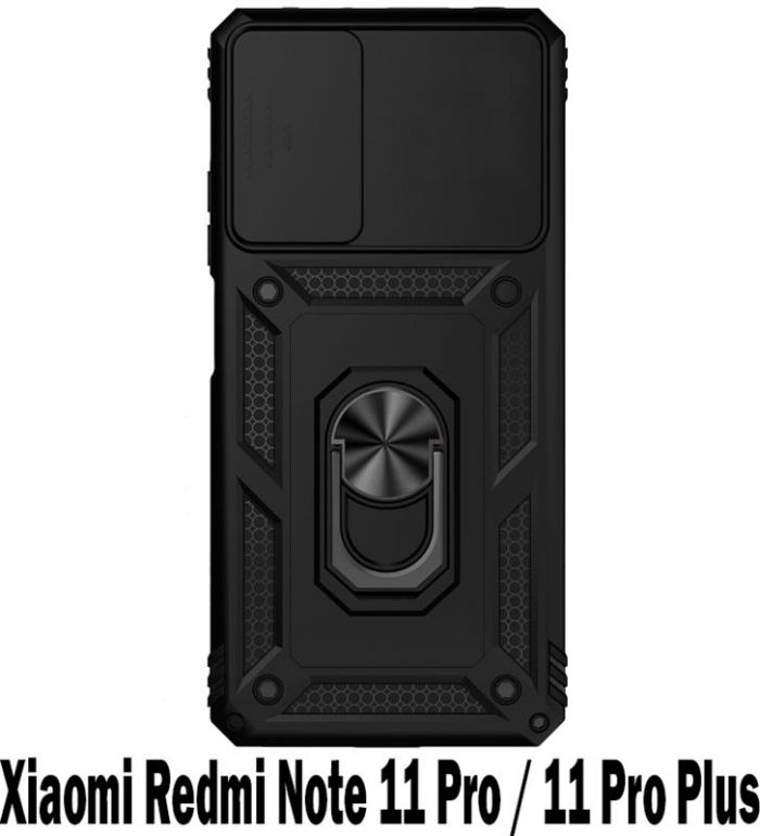 Чохол-накладка BeCover Military для Xiaomi Redmi Note 11 Pro/11 Pro Plus Black (707421)