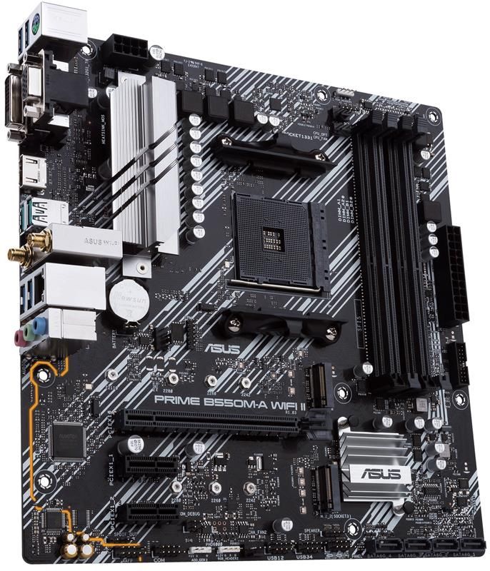 Материнська плата Asus Prime B550M-A WIFI II Socket AM4