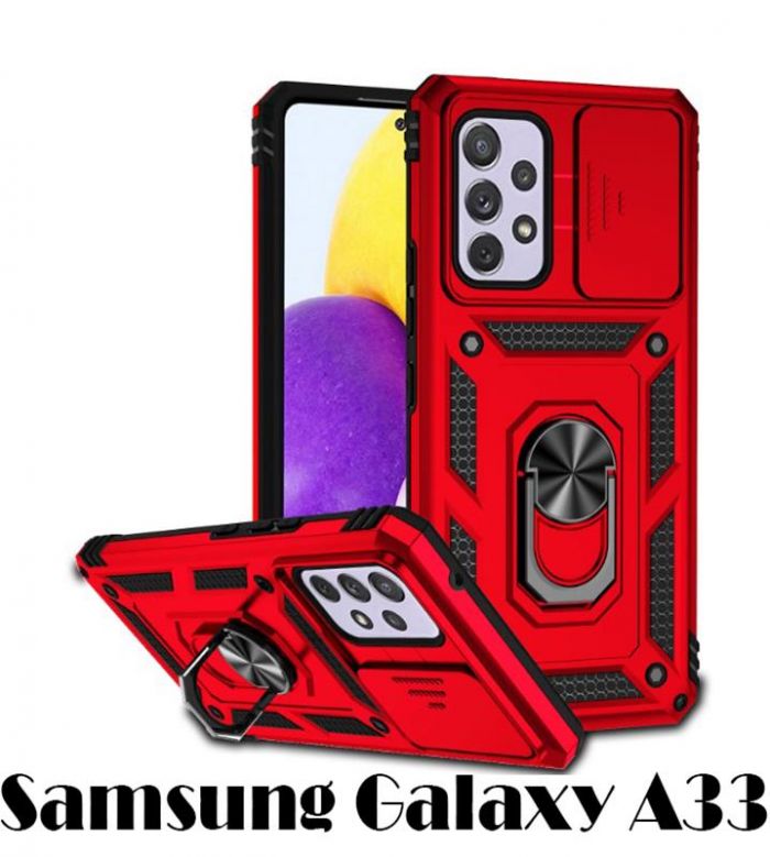 Чохол-накладка BeCover Military для Samsung Galaxy A33 SM-A336 Red (707385)