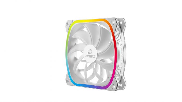 Вентилятор Enermax SquA RGB White (3pcs Pack) (UCSQARGB12P-W-BP3); 120х120х26мм, 3-pin, 4-pin