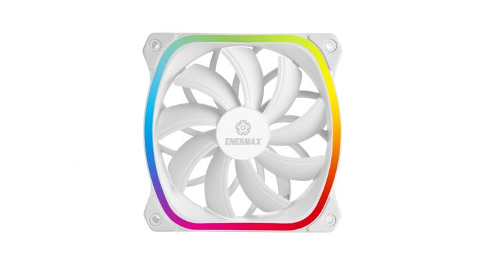 Вентилятор Enermax SquA RGB White (3pcs Pack) (UCSQARGB12P-W-BP3)