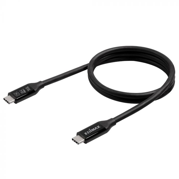 Кабель Edimax UC4-010TB Thunderbolt3 1.0м (USB-C to USB-C, 40Gbps)