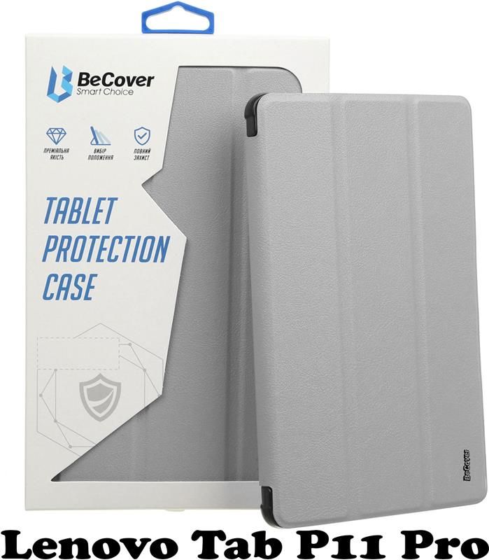 Чохол-книжка BeCover Smart для Lenovo Tab P11 Pro Gray (707594)