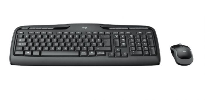 Комплект (клавіатура, мишка) бездротовий Logitech MK330 Combo Black USB (920-003989)