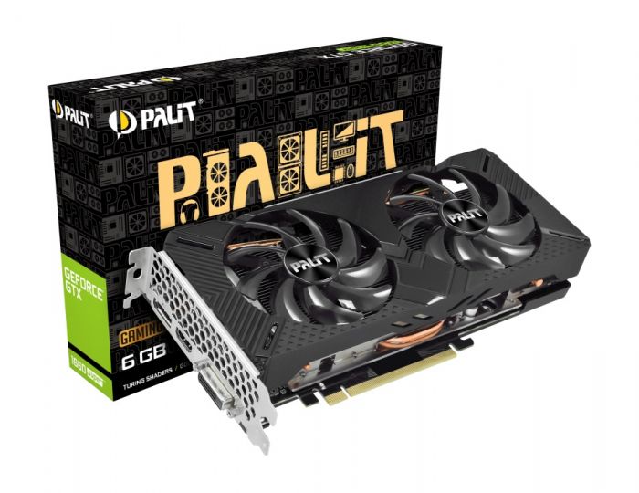 Відеокарта GF GTX 1660 Super 6GB GDDR6 GamingPro OC Palit (NE6166SS18J9-1160A-1)