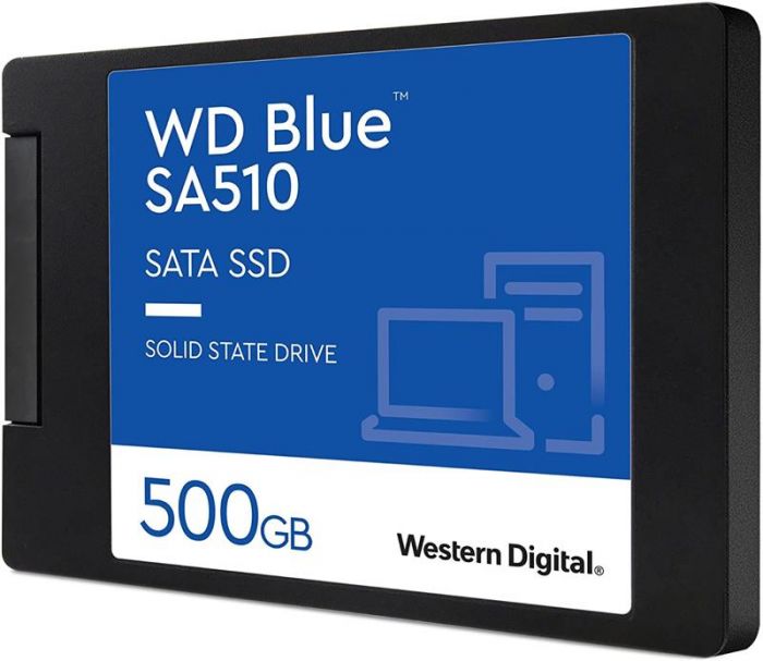 Накопичувач SSD  500GB WD Blue 2.5" SATAIII 3D TLC (WDS500G3B0A)