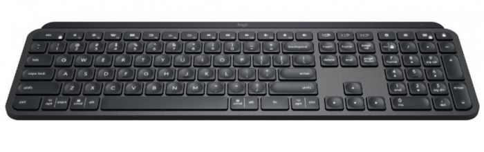 Клавіатура бездротова Logitech MX Keys Wireless Illuminated Graphite (920-009417)