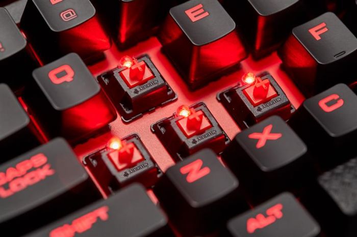 Клавіатура Corsair K63 Cherry MX Red (CH-9115020-RU) Black USB