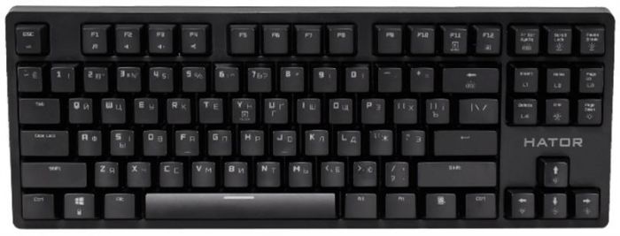 Клавіатура Hator Rockfall Evo TKL Optical Ukr (HTK-630) Black USB