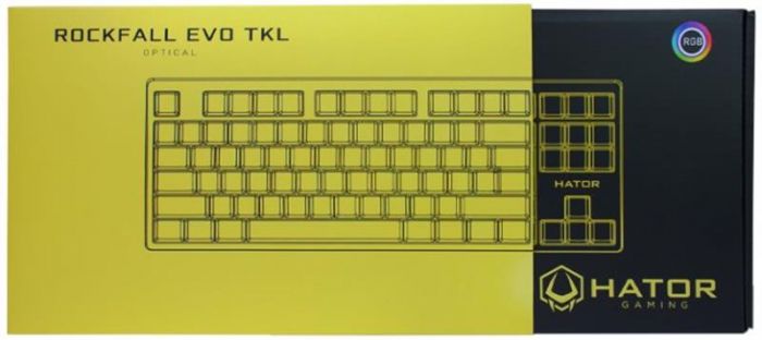 Клавіатура Hator Rockfall Evo TKL Optical Ukr (HTK-630) Black USB