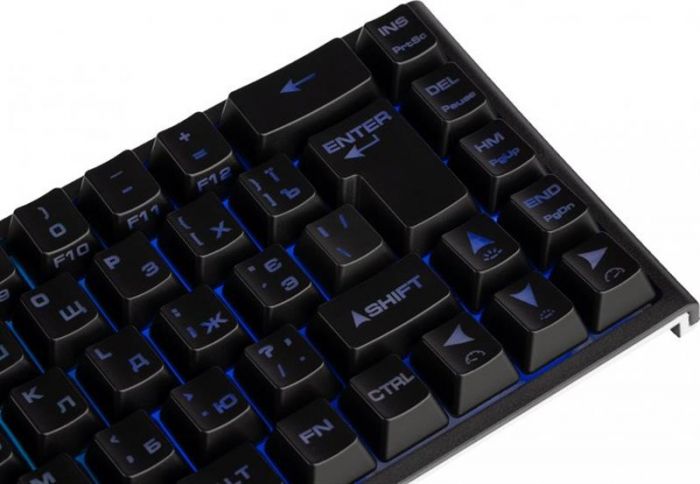 Клавіатура бездротова 2E Gaming KG360UBK RGB Ukr (2E-KG360UBK) Black USB