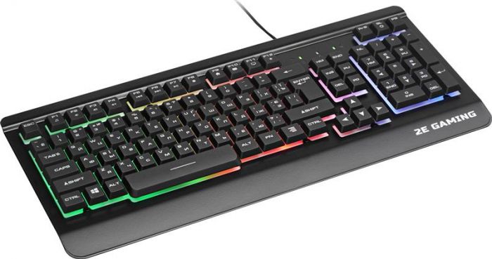 Клавіатура ігрова 2E Gaming KG320 LED Ukr (2E-KG320UB) Black USB