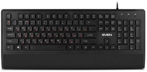Клавіатура Sven KB-E5500 Ukr Black USB