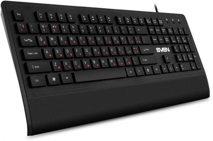 Клавіатура Sven KB-E5500 Ukr Black USB