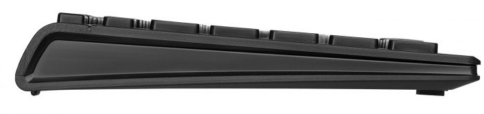 Клавіатура бездротова 2E KS210 Slim WL Ukr Black (2E-KS210WB)