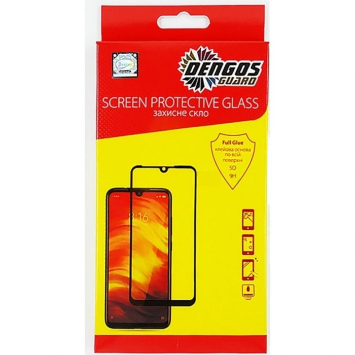 Захисне скло Dengos для Nokia 6.2 Black Full Glue (TGFG-98)