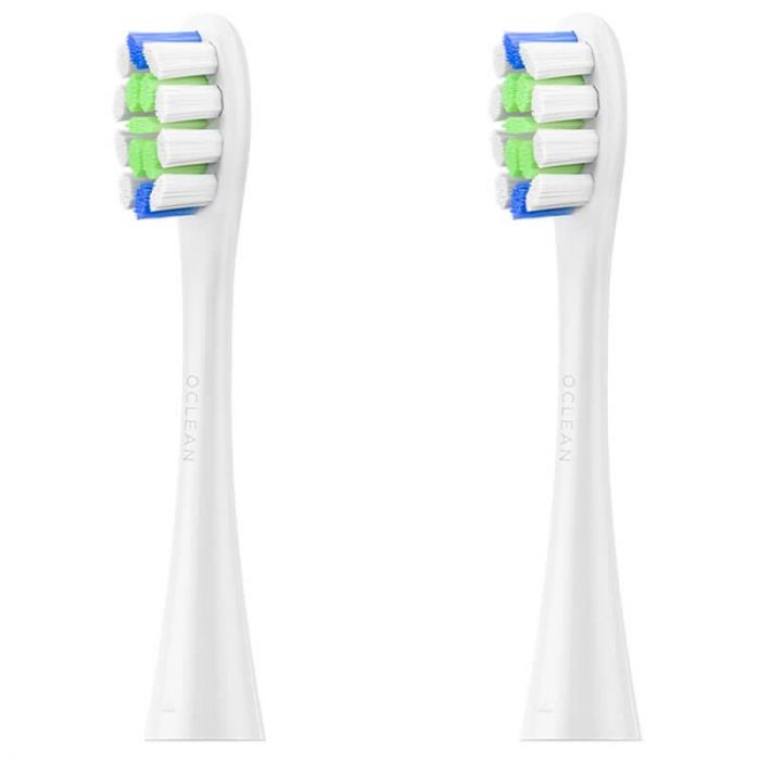 Насадка для зубної електрощітки Oclean P1C1 W02 Plaque Control Brush Head White (2 шт) (6970810552218)