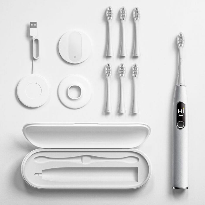 Розумна зубна електрощітка Oclean X Pro Elite Set Electric Toothbrush Grey (6970810552089)