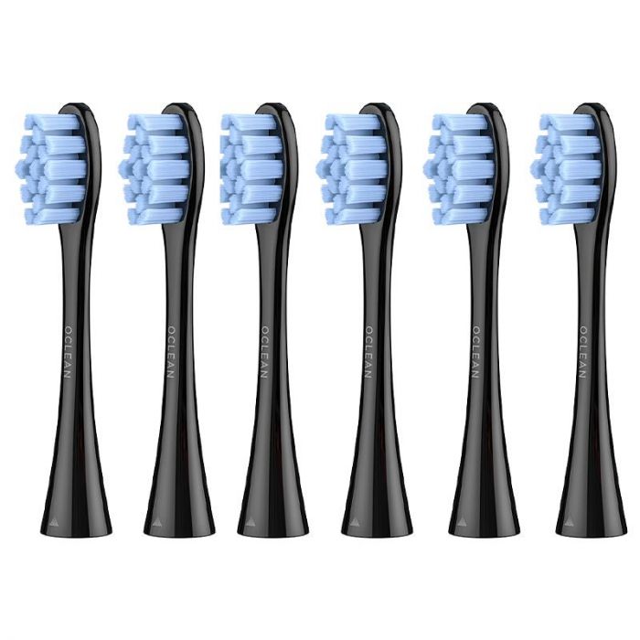 Насадка для зубної електрощітки Oclean P2S5 B06 Standard Clean Brush Head Black (6 шт) (6970810552195)